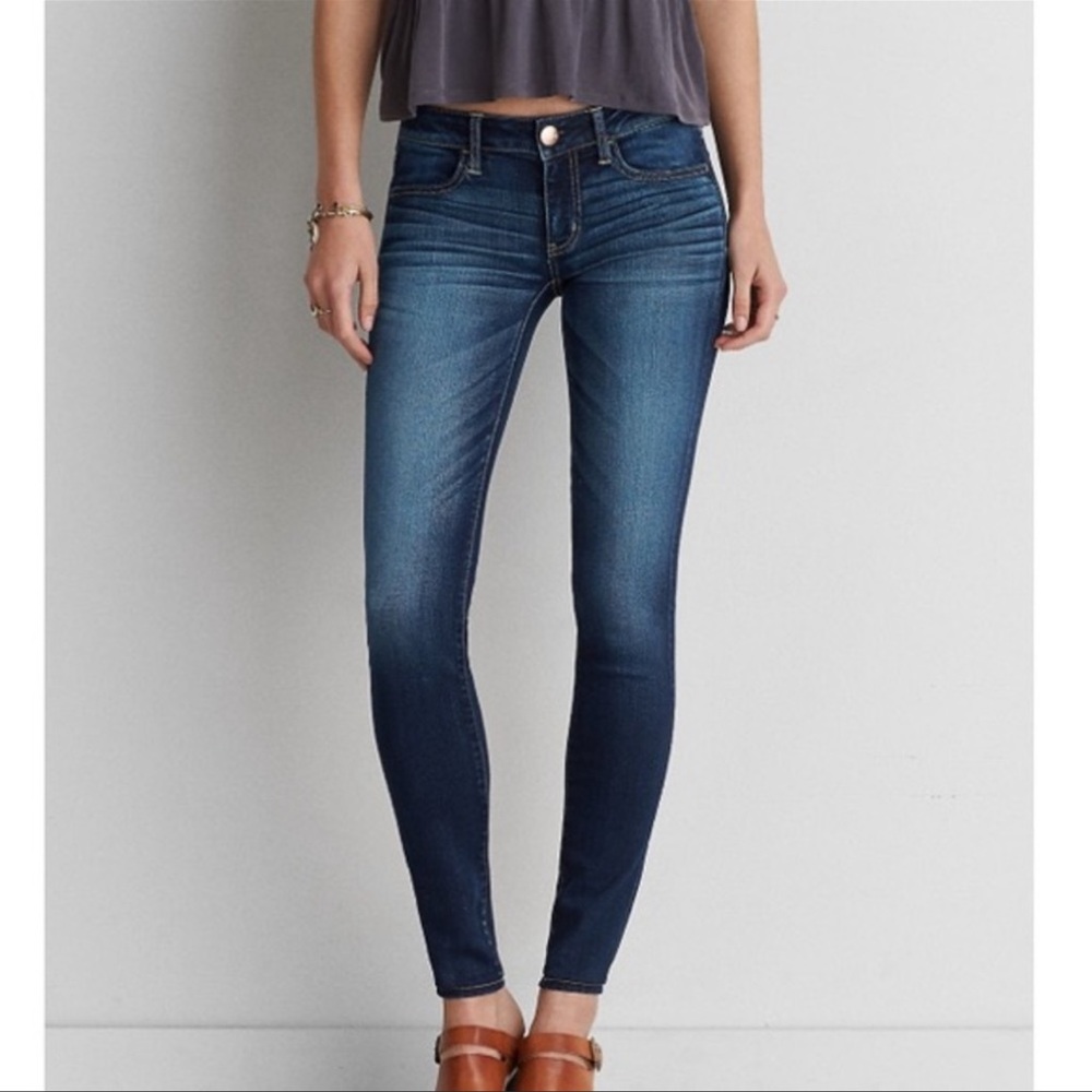 AEO super low rise jeggings